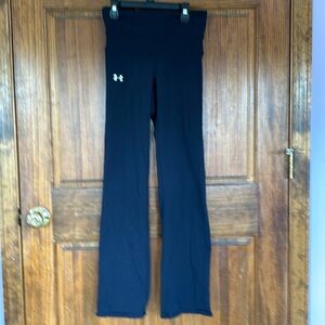 UA high waisted black boot cut leggings